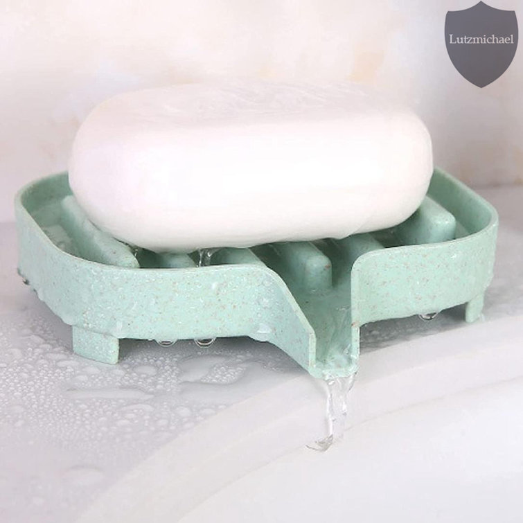 Rebrilliant Soap Dishes Soap Trays With Drain Keep Soap Dry & Easy To